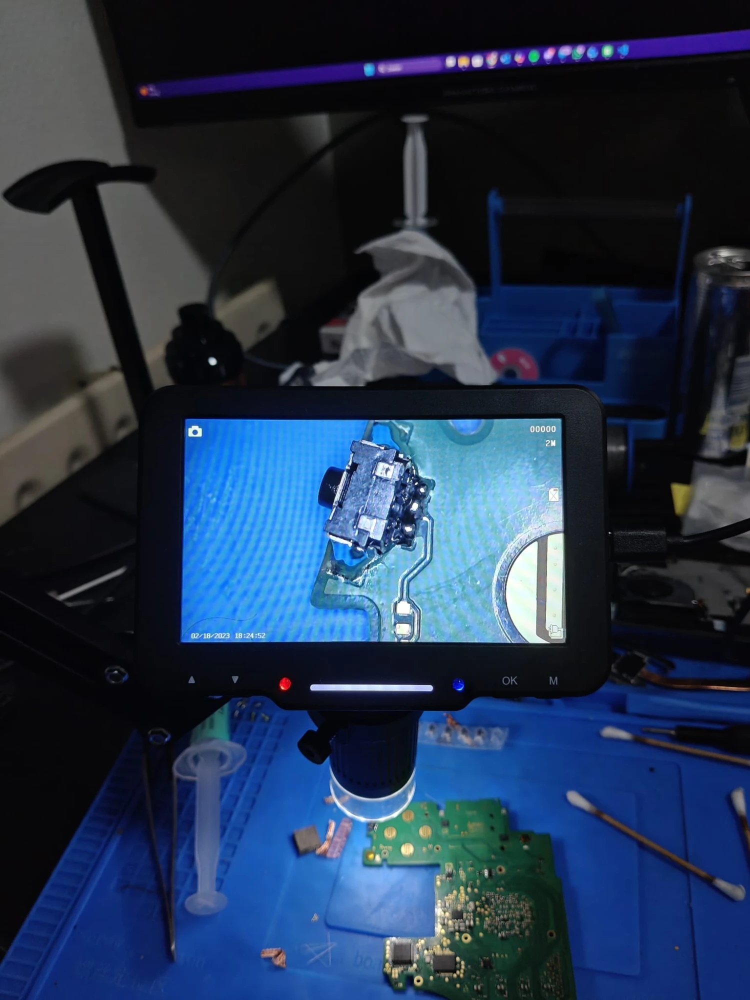 Nintendo Switch Lite mainboard reparatie